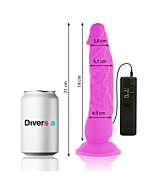 FlexiVibe - Dildo Vibrante Flexible 21cm - Lila