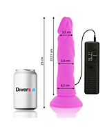 FlexiVibe - Dildo Vibrante 23cm - Lila