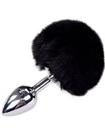 Plug Pompon Negro