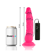 FlexiVibe - Dildo Flex Vibrante 21cm - Rosa
