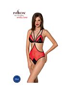 Body Peonía Rojo XL - Línea Erótica Passion