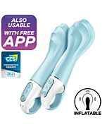 Vibrador Inflable Satisfyer Air Pump G Spot Azul