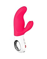 Vibrador Miss Bi Dual - Rosa/Blanco
