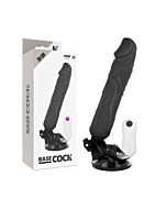 Control Total Vibrador Negro 20 cm