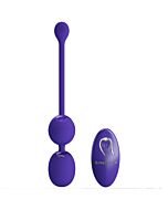 Bolas Vibrantes Control Remoto Violeta Love