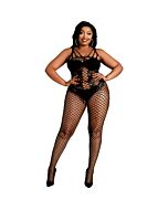 Luz de Luna Bodystocking Negro