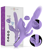 Vibrador Succión Pulsador Morado