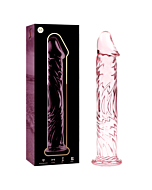 Dildo Cristal Rosado Nebuloso