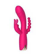 Trivibra - Vibrador Triple de Silicona