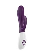 Ovo k2 vibrador conejito morado/blanco