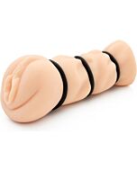 Mega tight fucker masturbador realístico con vibración