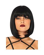 Peluca pelo corto natural bob - negro