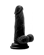 Real rock 011 dildo 100 realistico negro 15cm