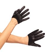 Leg avenue guantes cortos saten negro