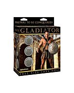 Mueco hinchable gladiador tamao real