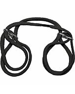 100% algodon, ataduras - negro