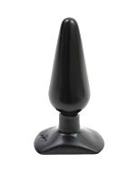 Butt plug anal mediano negro