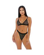 Diamonds dancing rhinestone conjunto negro