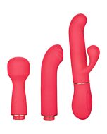 Kit vibradrores in touch passion trio - rosa