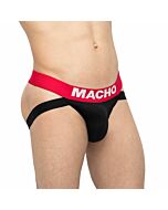 Macho - mx200r suspensorio rojo y negro s