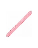 Pene doble gelatina 45 cm rosa
