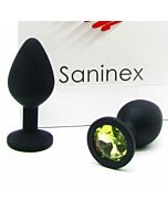 Saninex plug intense orgasmic anal sex color negro
