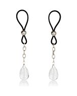 Colgantes para pezones cristal