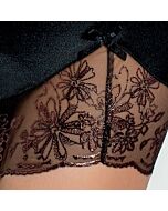 Passion brida chemise & tanga negro s/m