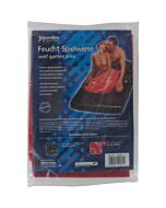 Sabana roja de plastico