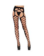 Leg avenue medias opacas de red diamante