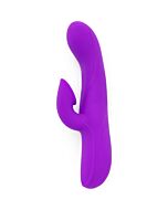 Euphoria vibrador con succión - morado