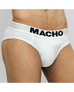 Macho - mc126 calzoncillo corto blanco talla s