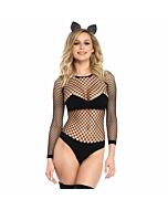 Leg avenue body cuerpo de red manga larga talla s/m