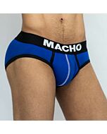 Macho - ms129 calzoncillo corto azul talla s