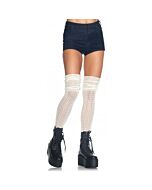 Leg avenue calcetines puntilla fruncidos marfil