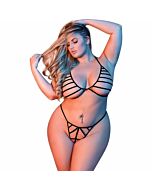 Conjunto con tiras - negro