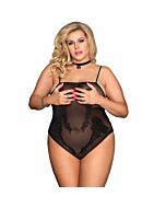 Subblime queen plus teddy bordados florales