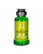 Fruity love aceite masaje efector calor 100 ml captus/lima swede