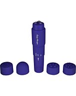 Estimulador con cabezales intercambiables violeta