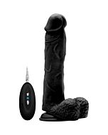 Real rock 004 vibrador 100 realistico negro 235cm