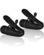 Pinzas para pezones con vibrador negro