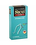 Sico condoms preservativos con espermicida 12 unidades