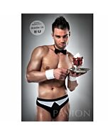 Disfraz camarero 020 sexy blanco/negro  by passion men s/m