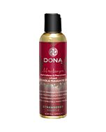 Dona aceite de masaje sabor fresa 120 ml