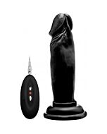 Real rock 007 vibrador 100 realistico negro 15 cm