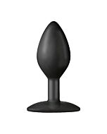 The minis spade plug anal mediano negro