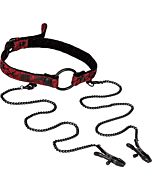 Scandal mordaza con pinzas bondage