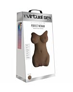 Cybersking virtual sex torso mujer realistica negra