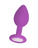 Plug Diamante Púrpura