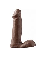 Basix pene de gelatina marron 15 cm